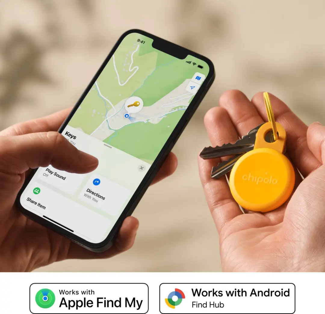 Chipolo LOOP Bluetooth Tracker - Honey