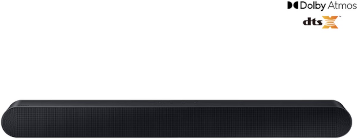 Samsung HW-S60D/EN, 5.0 kanalen, Dolby Atmos, Dolby Digital 5.1, Dolby Digital Plus, Dolby TrueHD, Adaptief, Spel, Standaard, Zwart, AAC, AIFF, ALAC, FLAC, MP3, OGG, WAV, Bedraad en draadloos