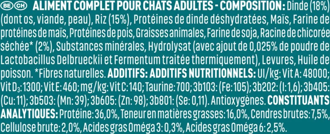 Purina One Sensitive Kalkoen & Rijst Kattenvoer 3,2kg