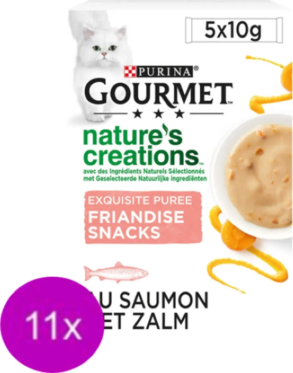 Gourmet Nature's Creations Zalm & Wortel Kattenvoer
