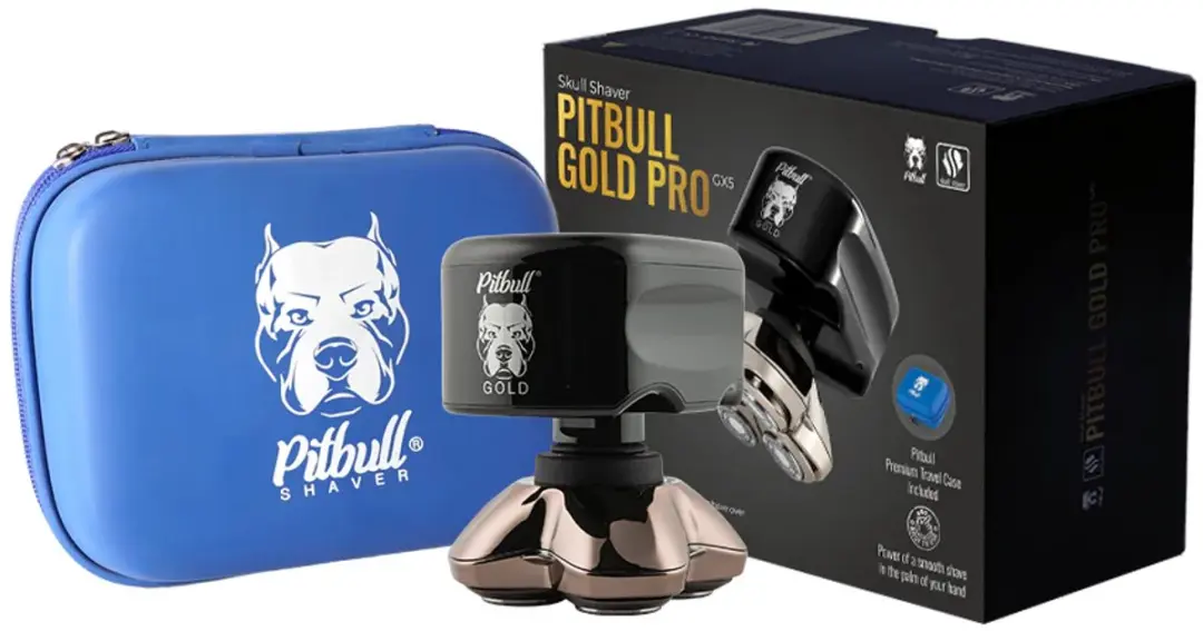 SKull Shaver Pitbull Gold PRO X5 Scheerapparaat - 4 Mesjes - Zwart
