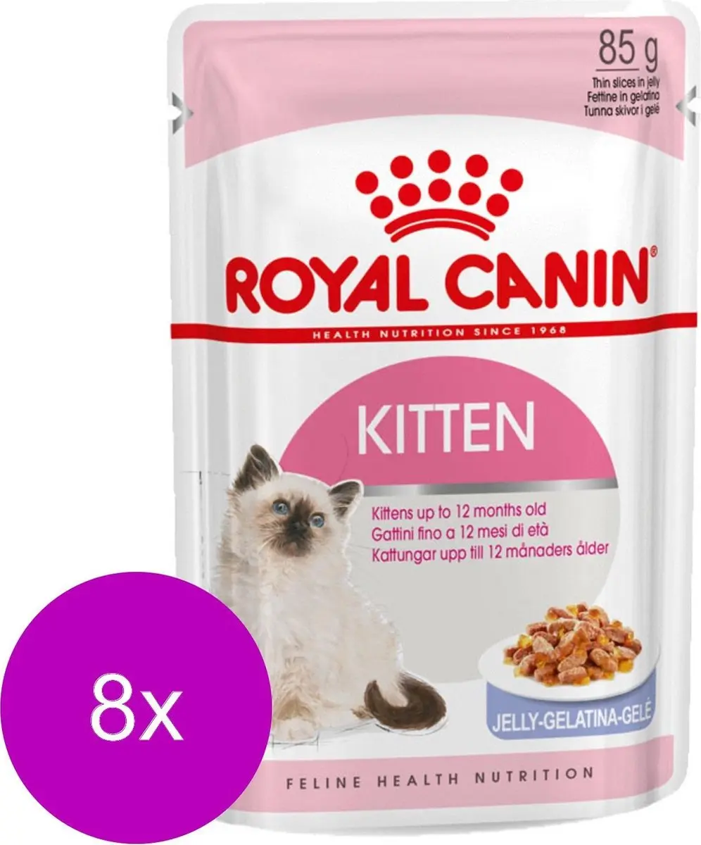 Royal Canin Kitten In Jelly Kattenvoer 8x12x85g