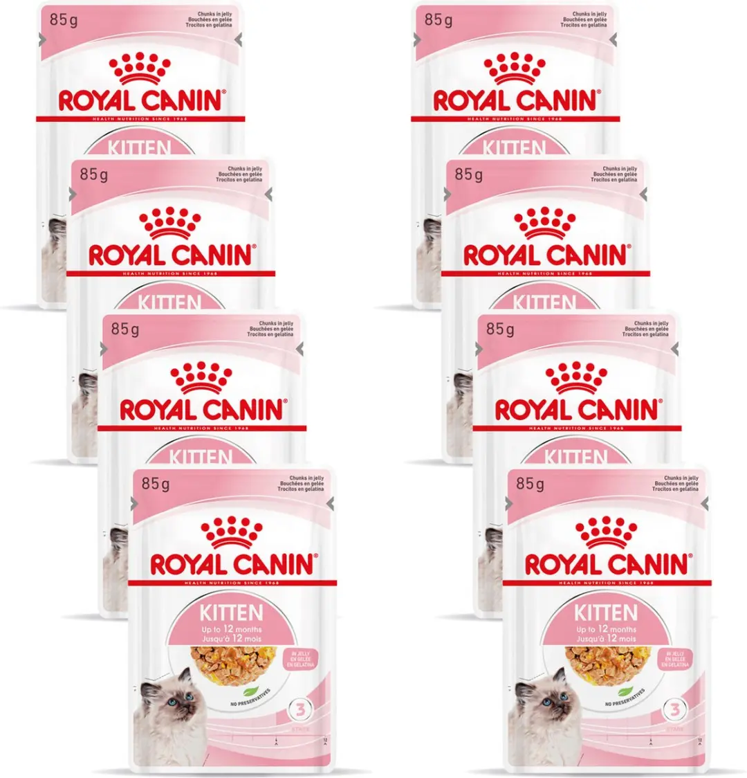 Royal Canin Kitten In Jelly Kattenvoer 8x12x85g