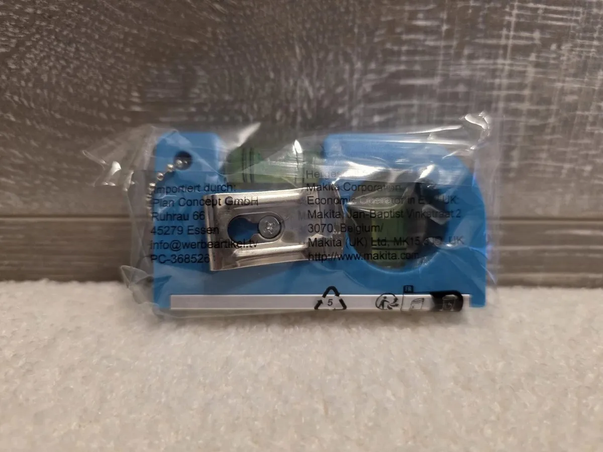 Makita Magnetische Waterpas 2 Libellen + Schoenveters 140cm - Turkoois