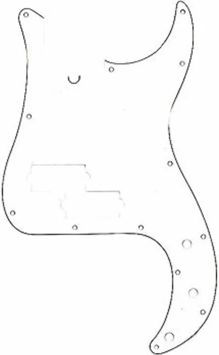 Fender '62 Precision Bas Pickguard
