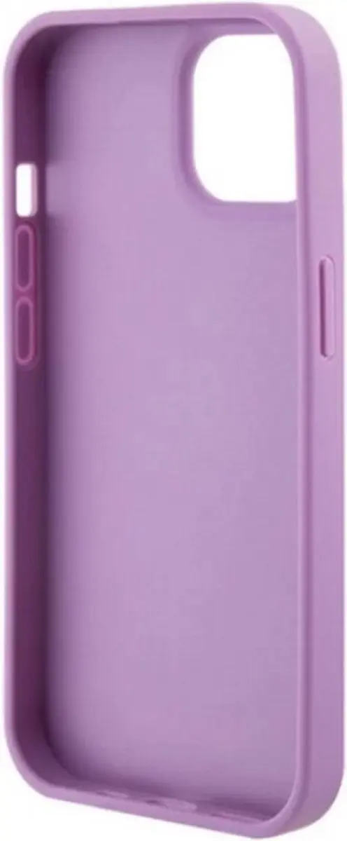 Guess 4G Stamped Hoesje - iPhone 15 - Paars