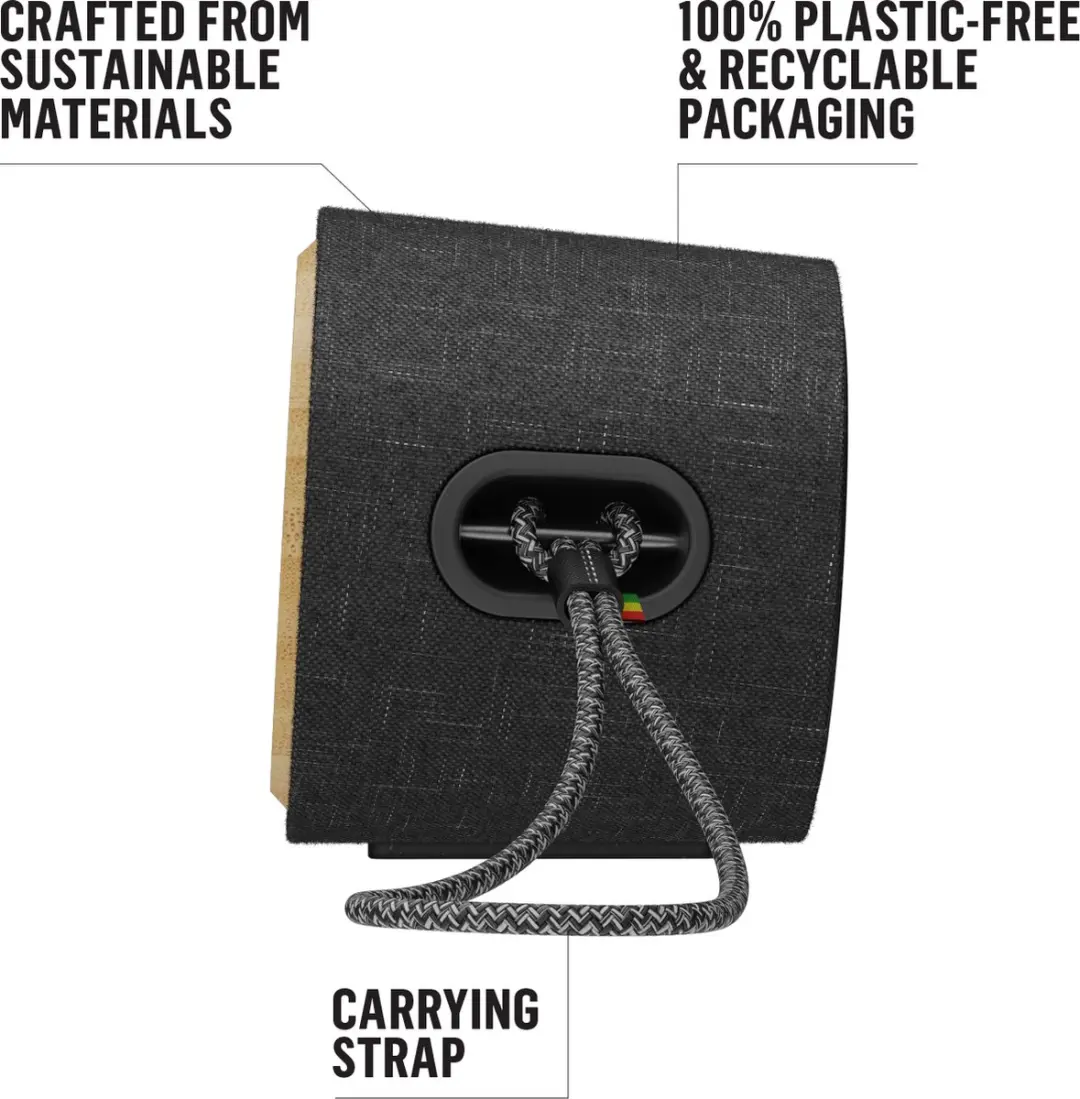 House of Marley Get Together 2 Mini Bluetooth Speaker EM-JA021 - Bruin/Zwart