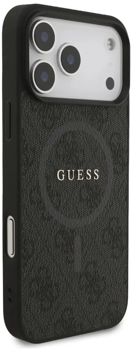 GUESS iPhone 17 Pro Max Telefoonhoesje - MagSafe - Zwart