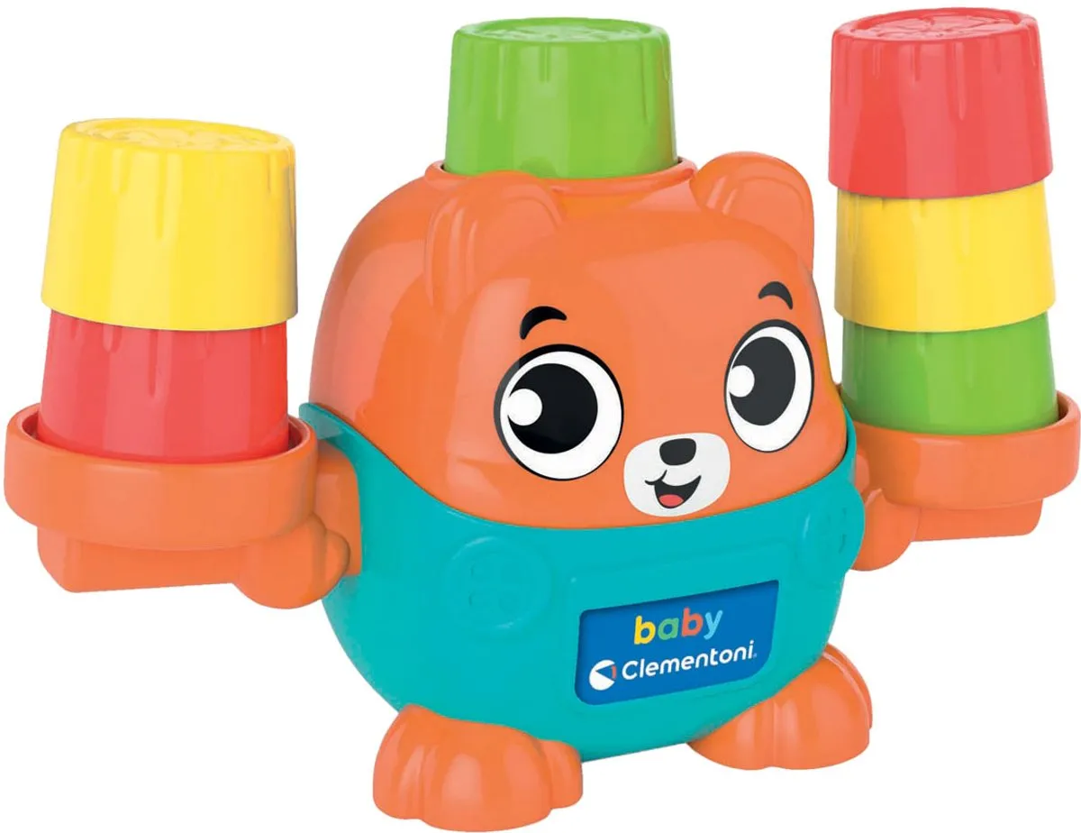 Clementoni Baby Balans Beer Weegschaal Speelset - Multicolor - afbeelding 6 van 6