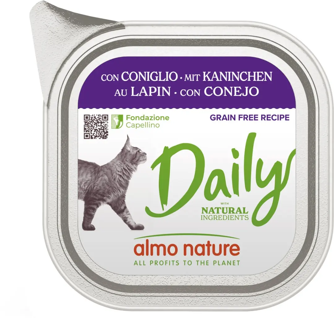 Almo Nature Daily Konijn Kuipjes - 32x100g