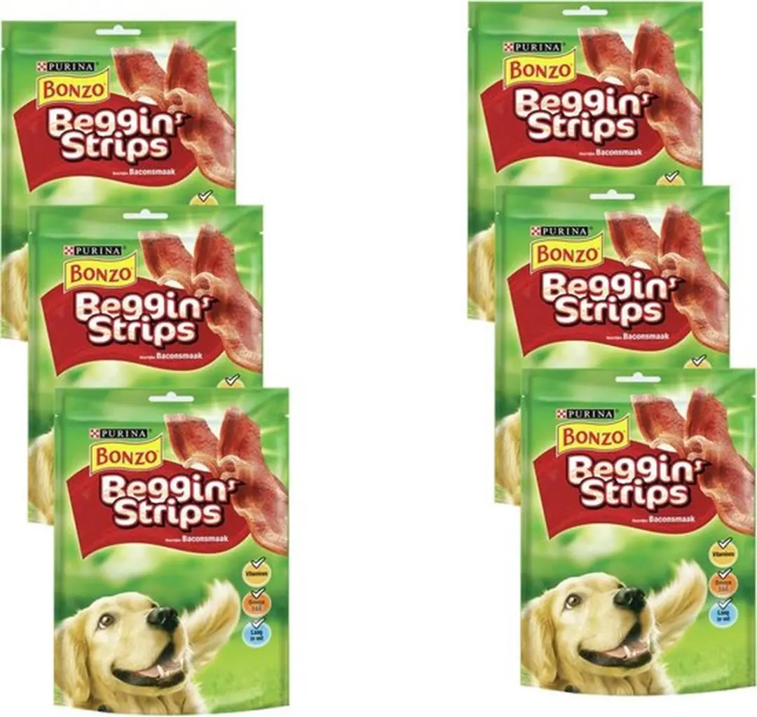 Bonzo Beggin' Strips Hondensnack 120g