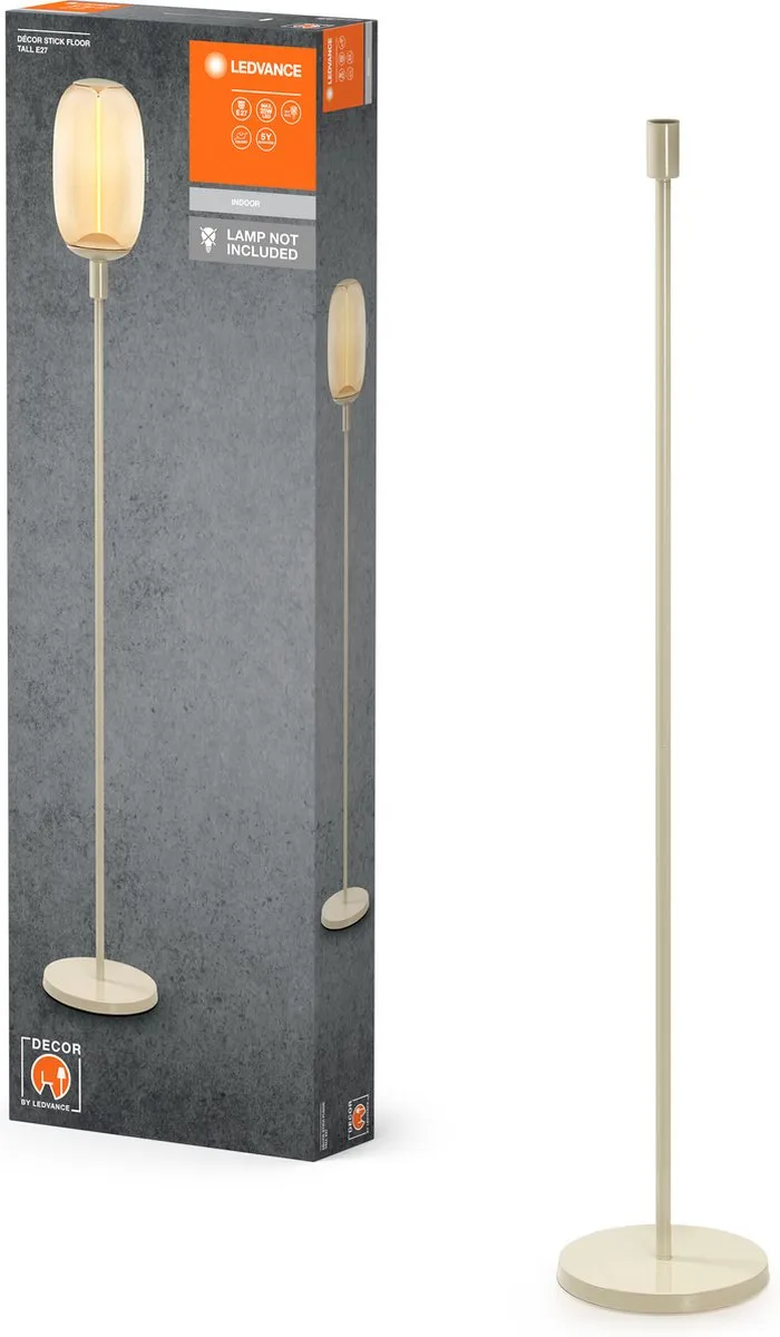 LEDVANCE Decor Stick Floor Beige Grondlamp E27