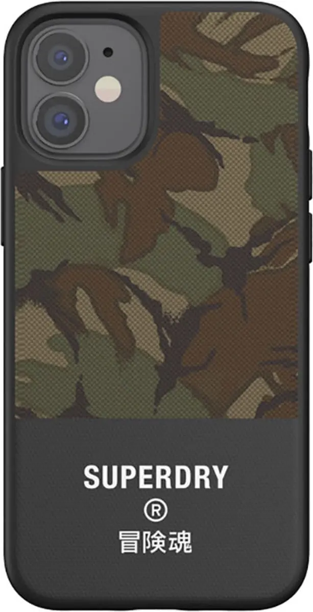 Superdry Apple iPhone 12 Mini Hoesje - Camouflage Green