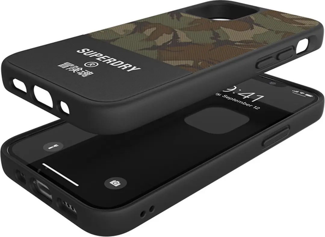 Superdry Apple iPhone 12 Mini Hoesje - Camouflage Green - afbeelding 6 van 6