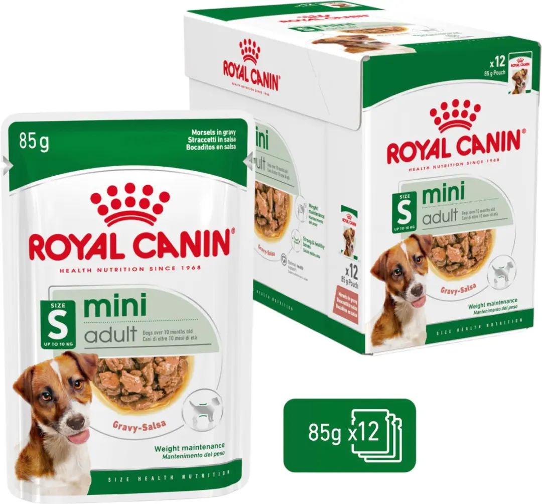Royal Canin Mini Adult Natvoer - 36x85g