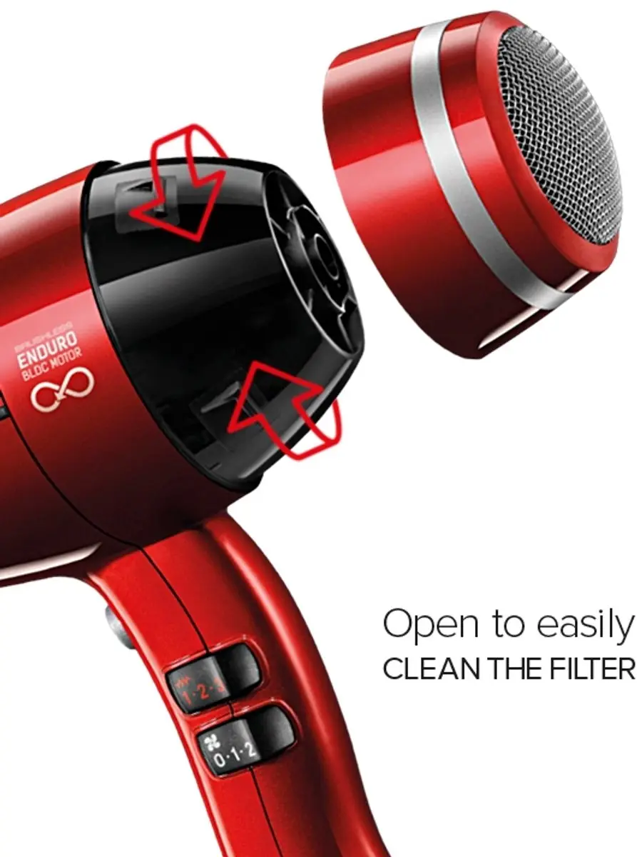 Valera SWISS 4EVER SP4 D RC Föhn 2400W - 6 standen - Rood