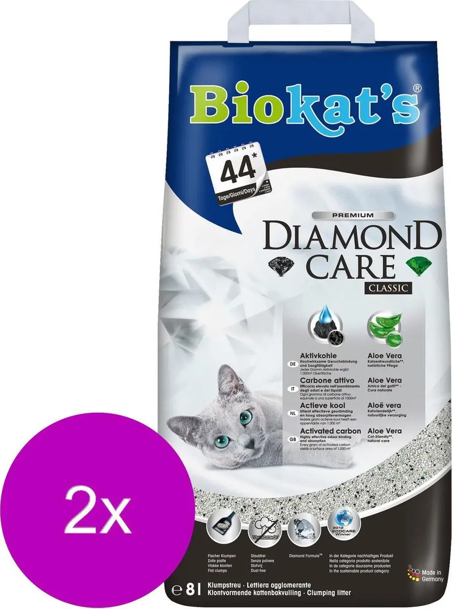 Biokat's Diamond Care Aloe Vera Kattenbakvulling