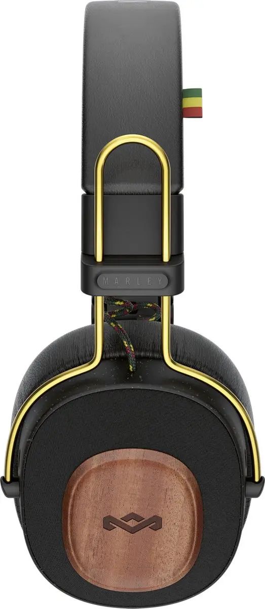 House of Marley Positive Vibration Riddim EM-JH135-RA Bluetooth Koptelefoon - Zwart/Goud