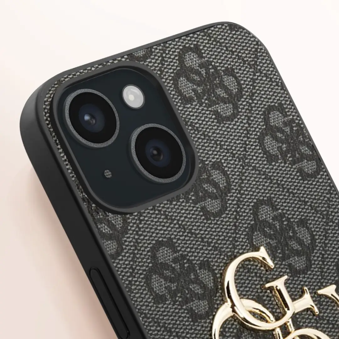GUESS Hoesje iPhone 15 3666339171544 - Zwart