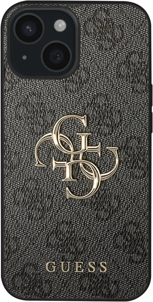 GUESS Hoesje iPhone 15 3666339171544 - Zwart