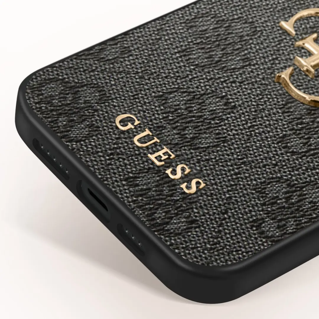 GUESS Hoesje iPhone 15 3666339171544 - Zwart