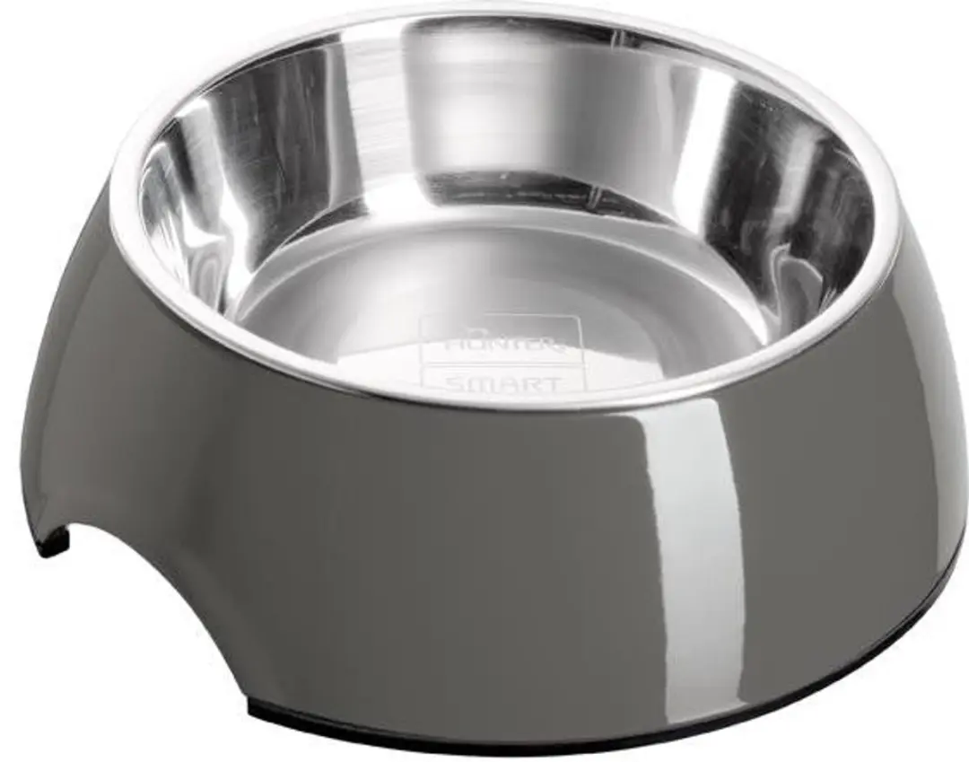 Hunter Voerbak Drinkbak Grijs 350ml