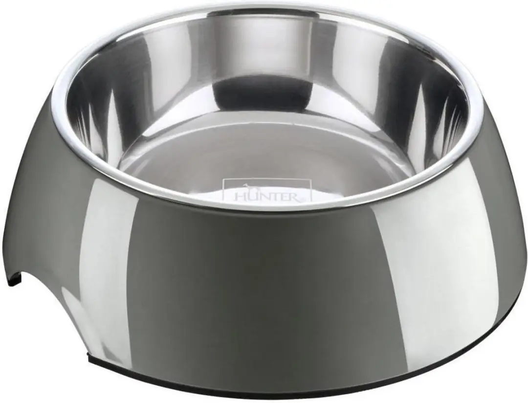Hunter Voerbak Drinkbak Grijs 350ml