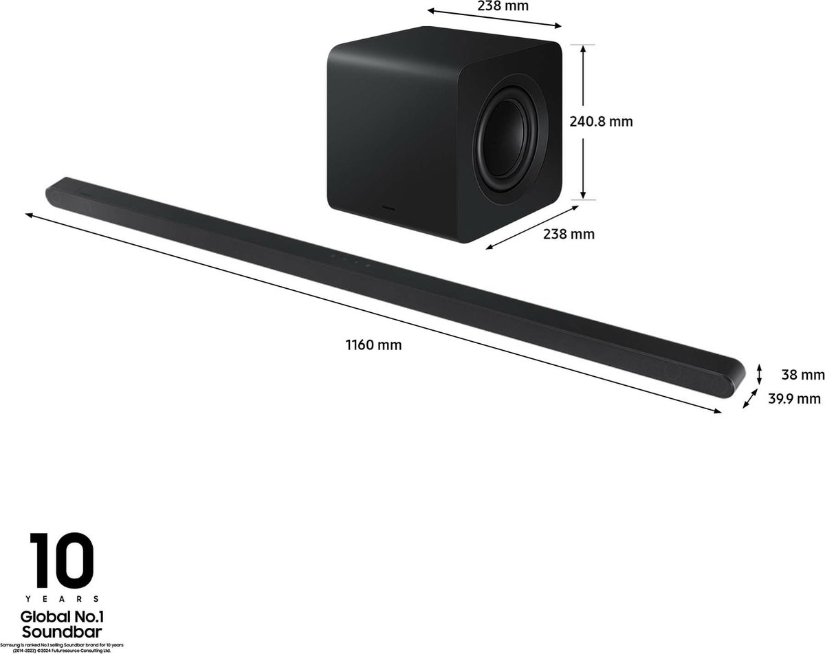 Soundbar Samsung Zwart
