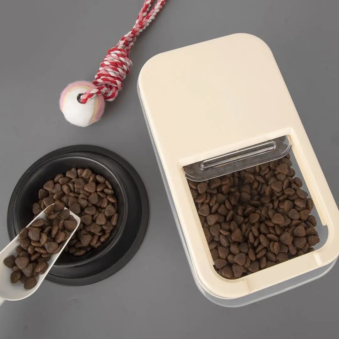 Orion Opslagcontainer Voeding BPA-vrij 5L - Transparant/Beige