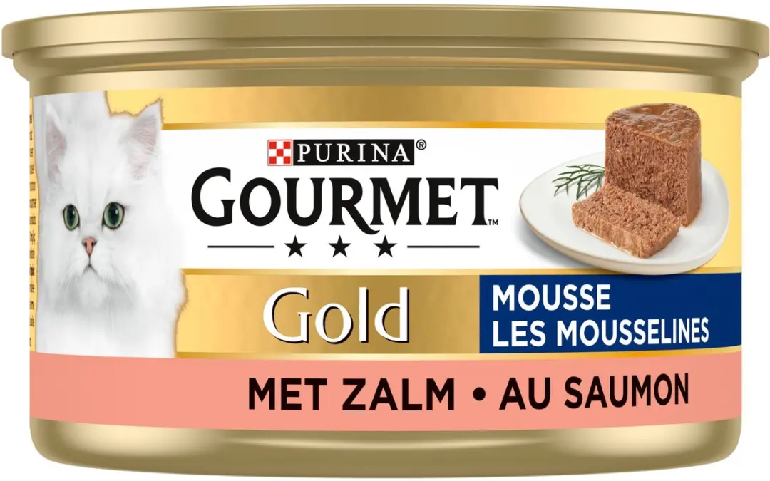 Gourmet Gold Mousse Kattenvoer Zalm
