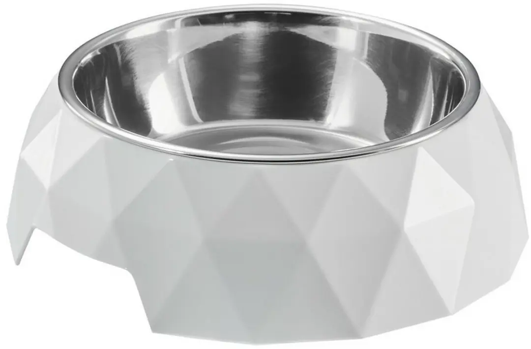Hunter Kimberley Voerbak Honden - Melamine - 22,5x22,5x4,5cm - Wit