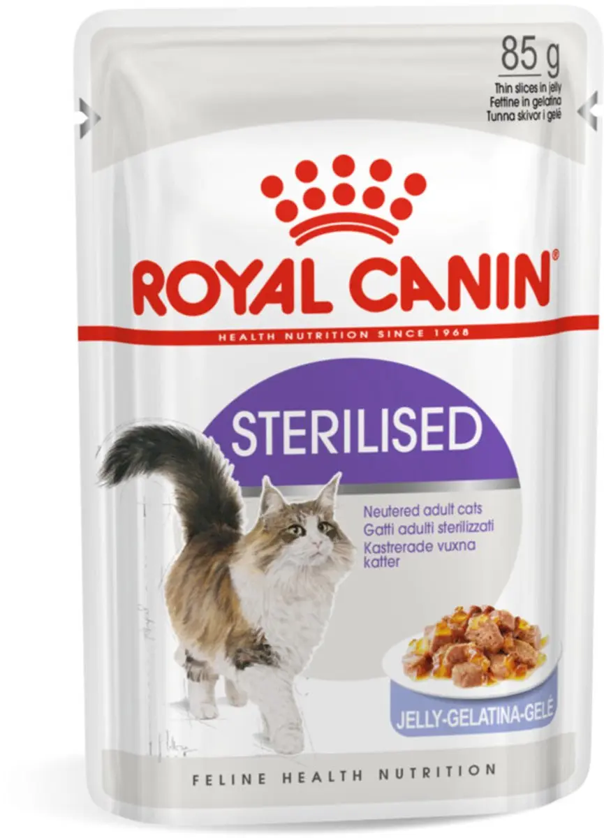 Royal Canin Sterilised In Jelly Kattenvoer - 8x12x85g - afbeelding 6 van 6