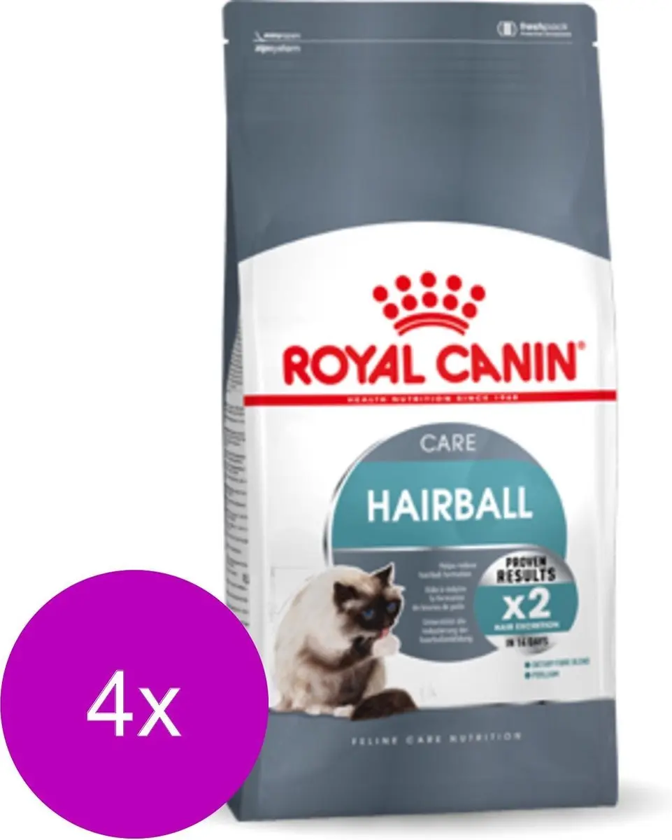 Royal Canin Hairball Care Kattenvoer - 16 kg (4x4kg)
