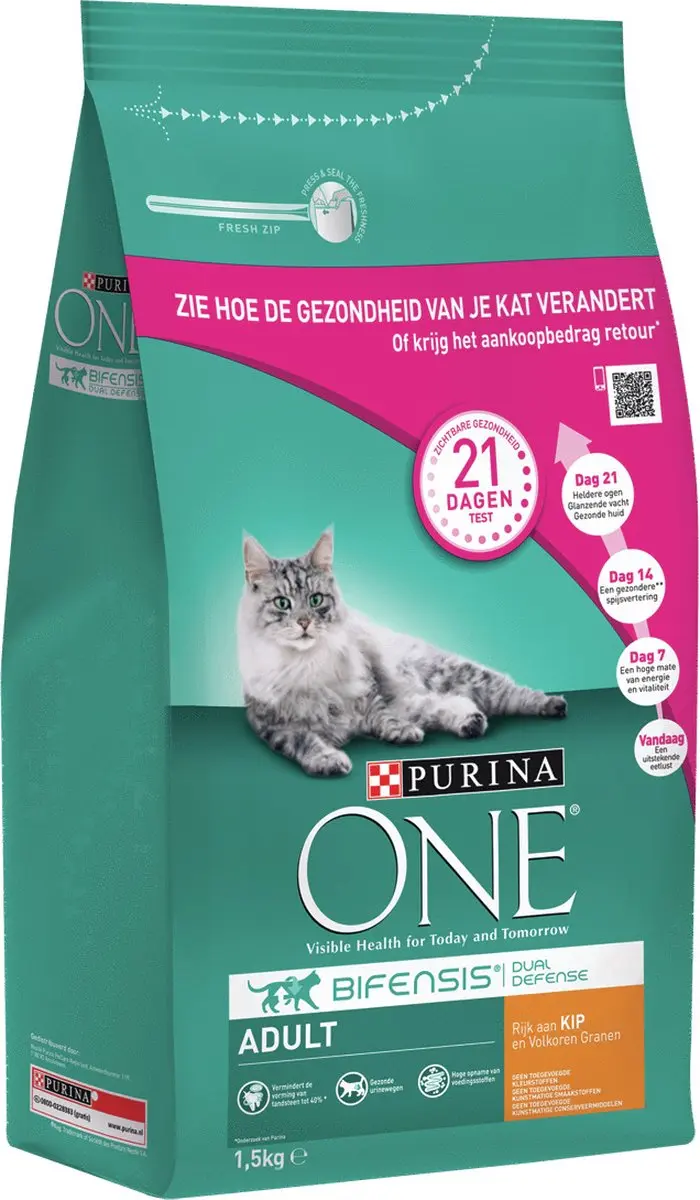 Purina ONE Adult Kip & Volkoren 1,5kg