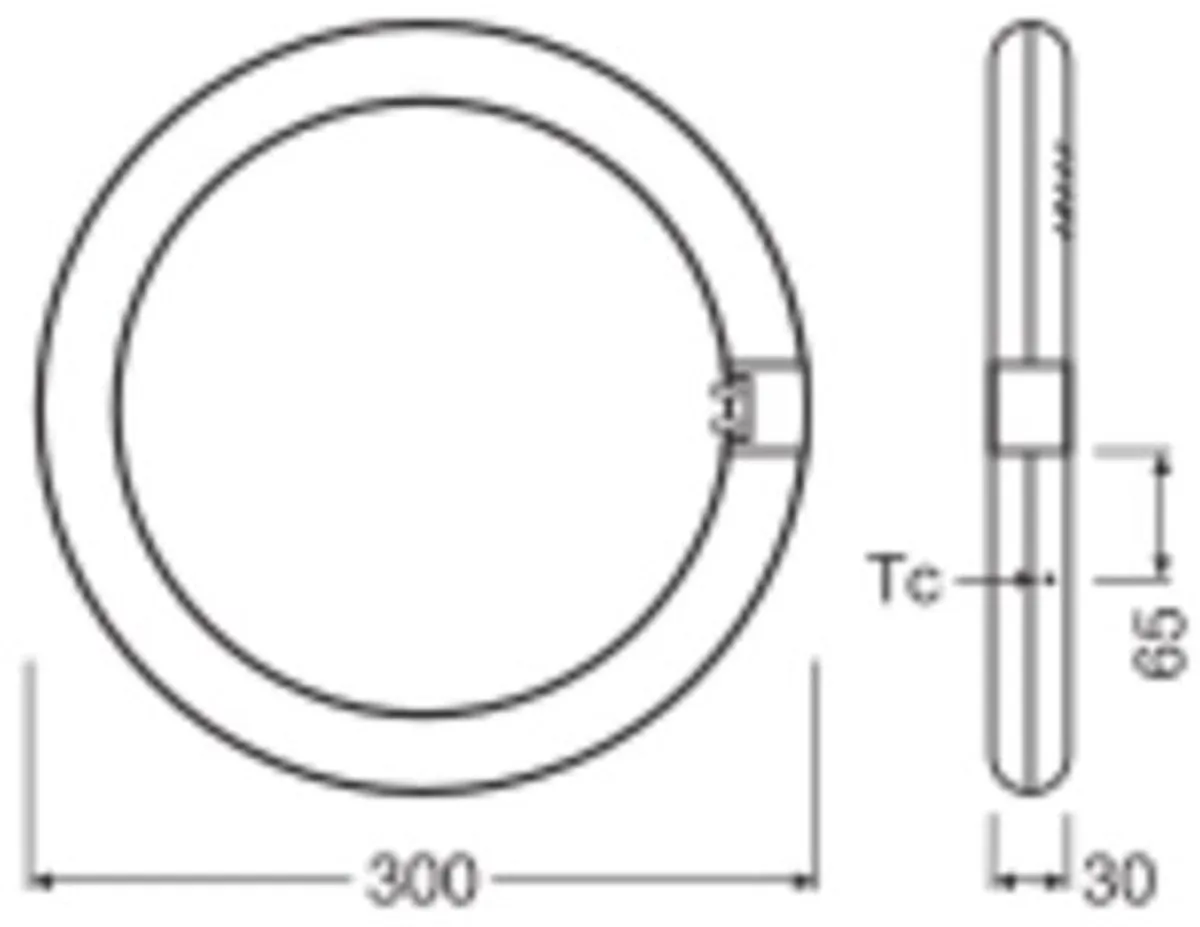 LEDVANCE T9 LED Buis 18.3W 2000lm Warm Wit - Mat