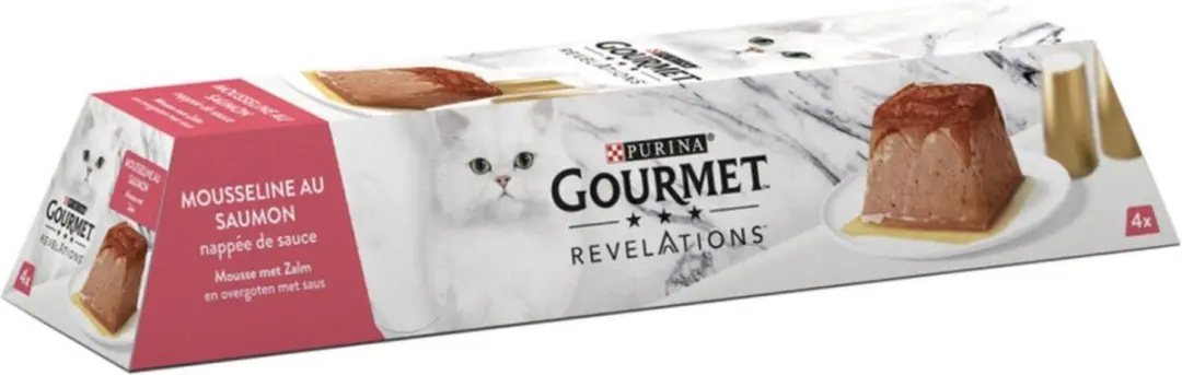 Gourmet Revelations Mousse Zalm Kattenvoer - 20 Stuks