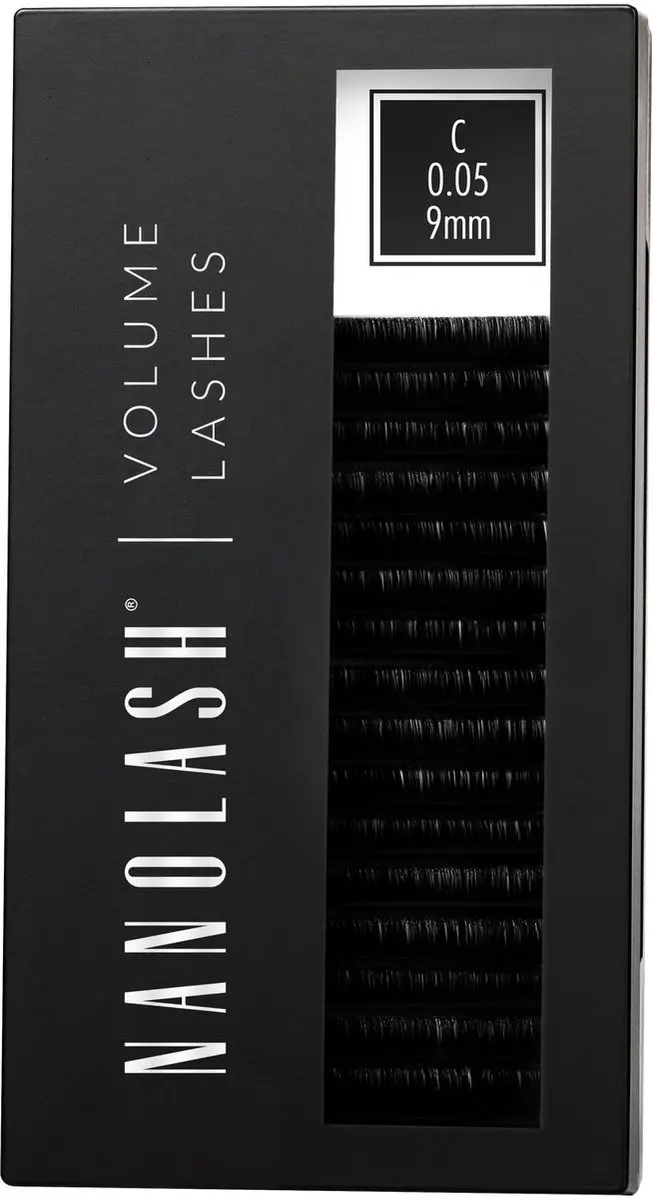 Nanolash Volume Lashes Nepwimpers 0.05C - 9mm Zwart