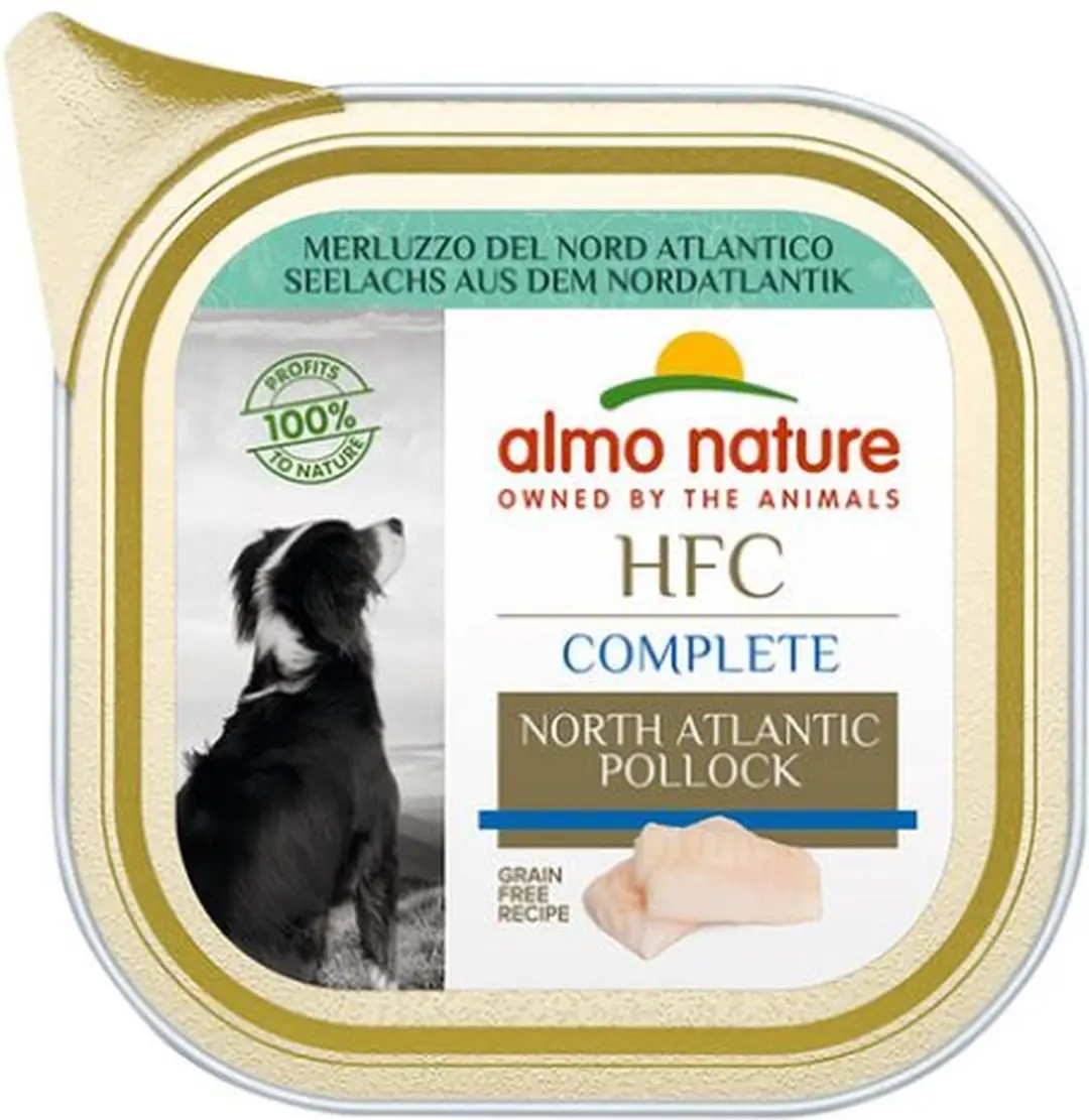 Almo Nature HFC Complete Koolvis Natvoer Hond 85g