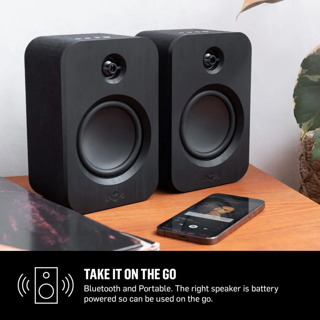 House of Marley Get Together Duo Bluetooth Speaker - 20W - Zwart