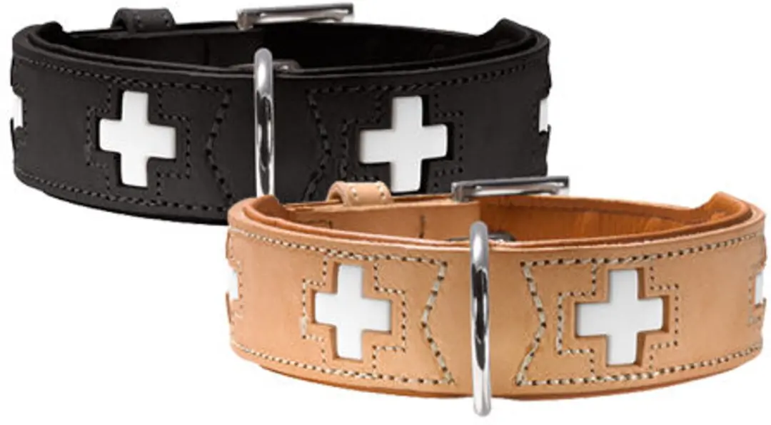Hunter Halsband Swiss - Zwart 55 cm
