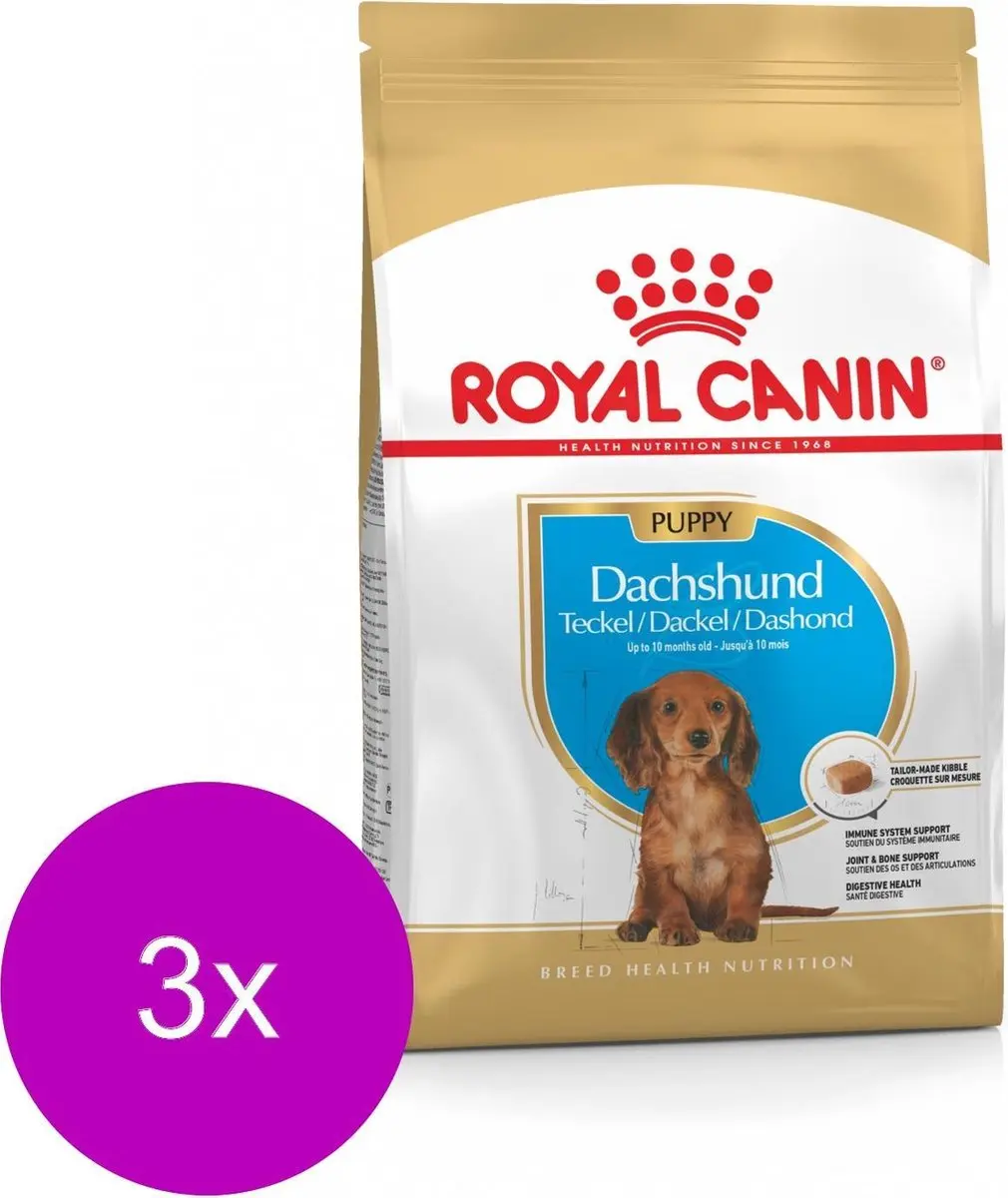 Royal Canin Dachshund Puppy Hondenvoer - 3x1,5kg