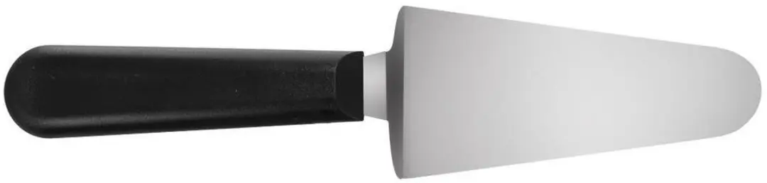 Orion Roestvrijstalen Taartschep - Ergonomische Handgreep - Zilver/Zwart