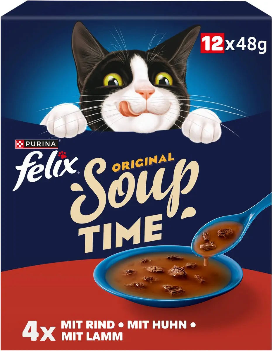 Felix Soep 4x12x48g - 4 Stuks