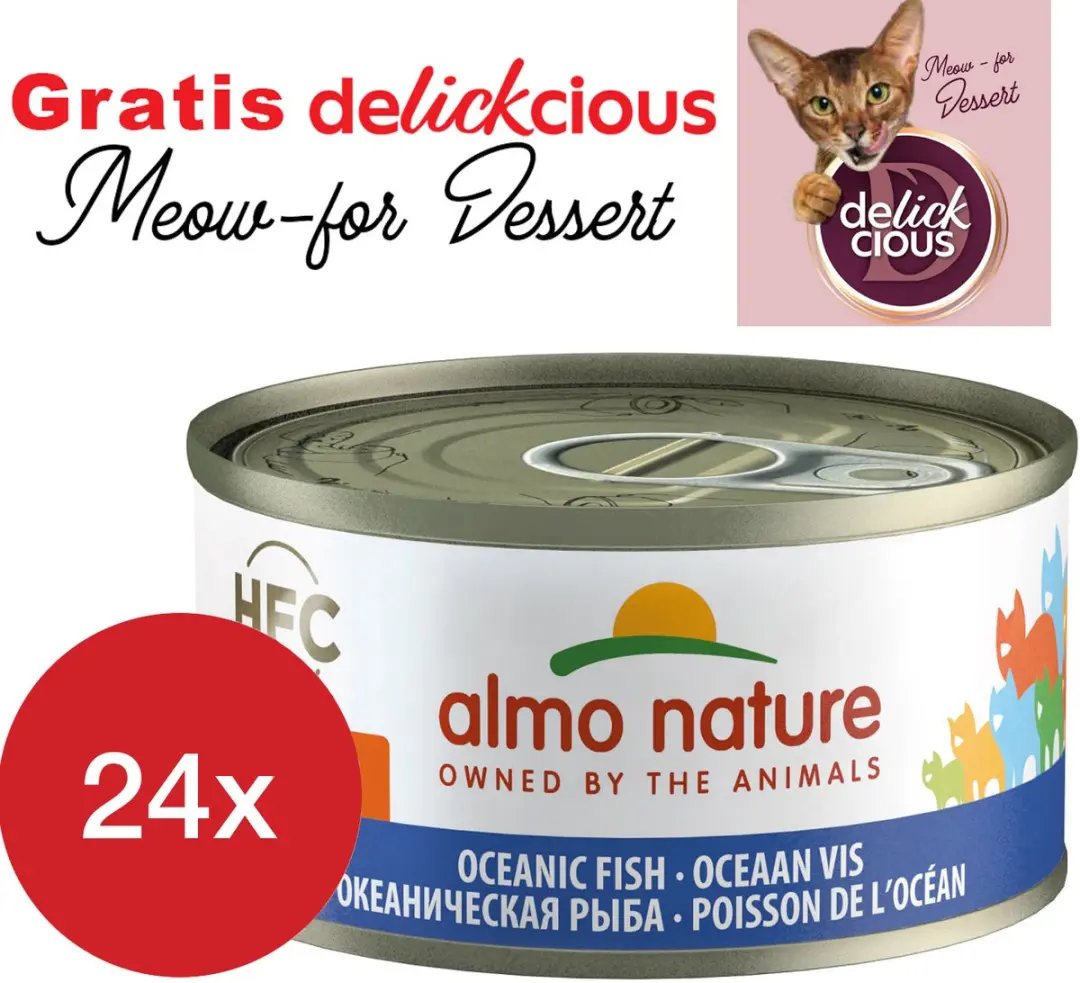 Almo Nature Jelly Oceanic Vis 24x70g