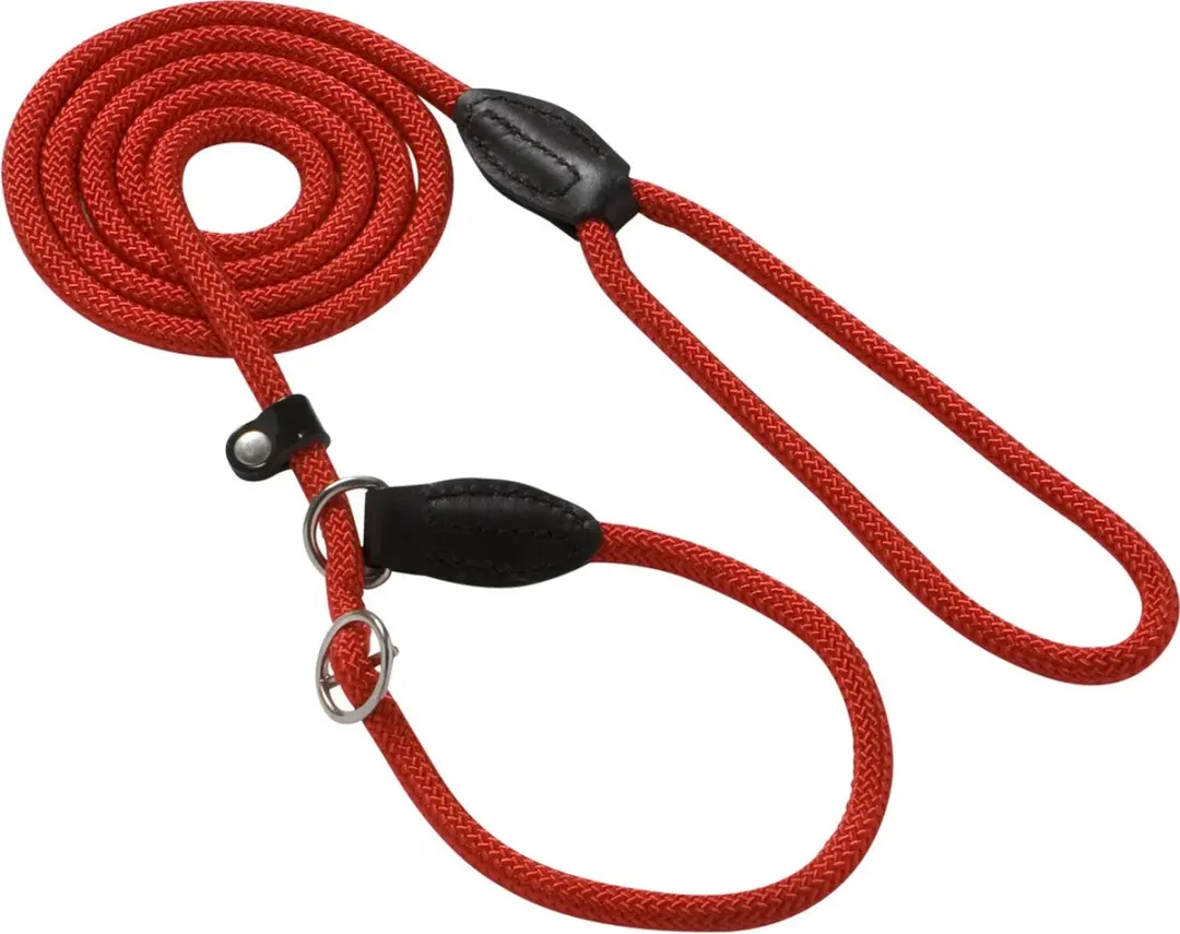 Hunter Retrieverlijn Met Stop Freestyle Rood 10mmx170cm