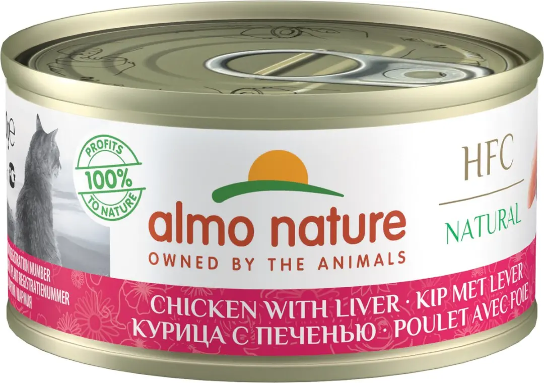 Almo Nature Kippenbout Kattenvoer - 24x70g
