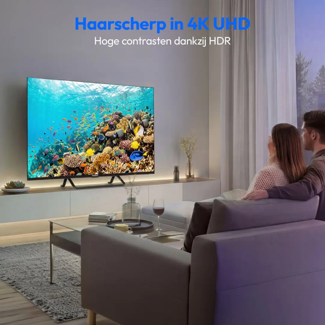 Medion 50" QLED TV MD850701 - 4K - Dolby Vision - HDR