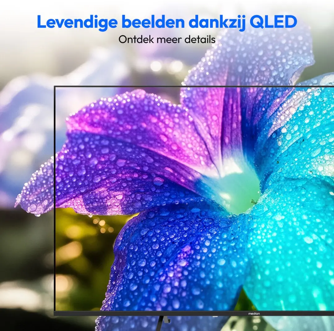 Medion 50" QLED TV MD850701 - 4K - Dolby Vision - HDR