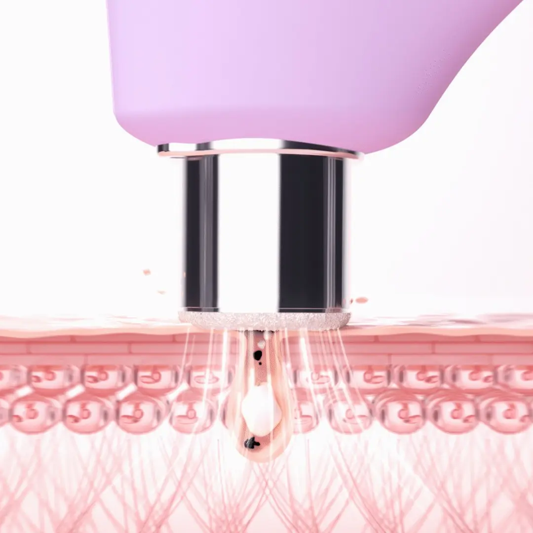 FOREO KIWI Derma F1955 Diamant Microdermabrasie - 6 Snelheden - Lavender