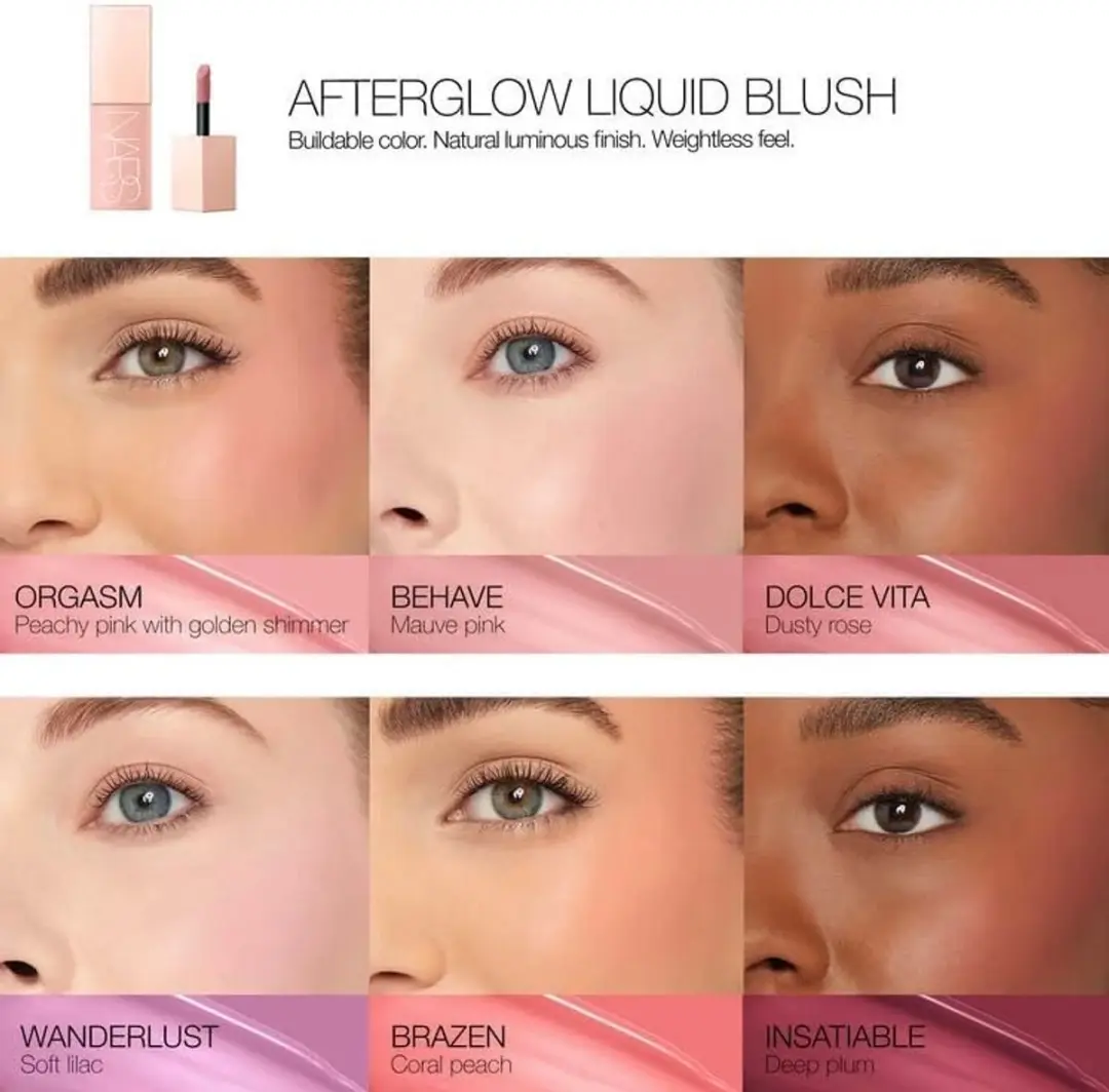 NARS Afterglow Liquid Blush Brazen 7ml